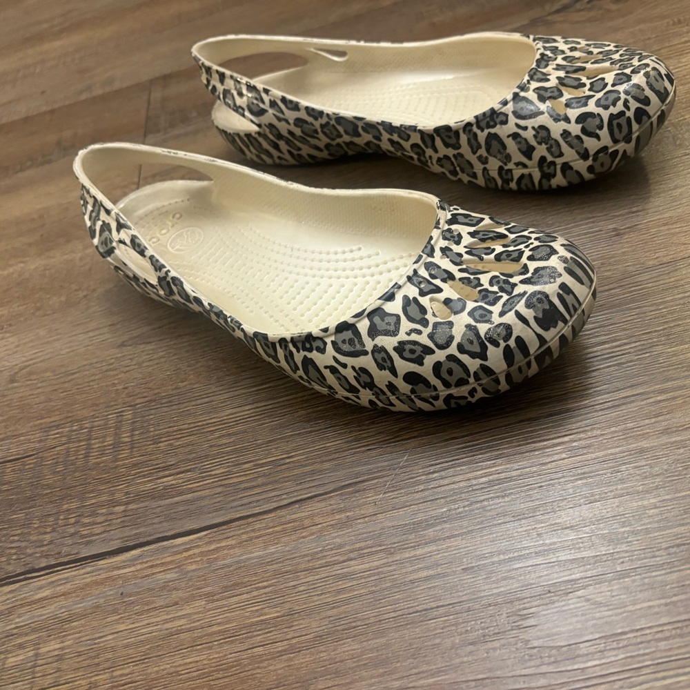 Crocs Leopard Print Women's Flats